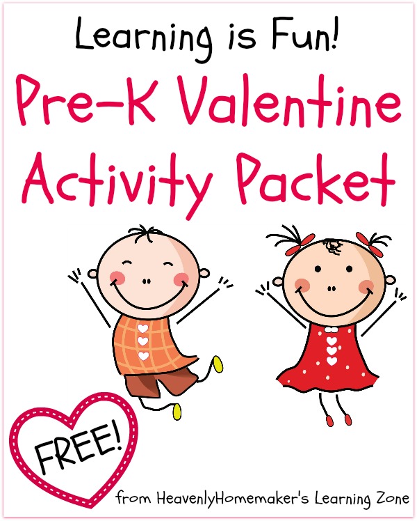 Pre-K Valentine Activity Packet - Free Download