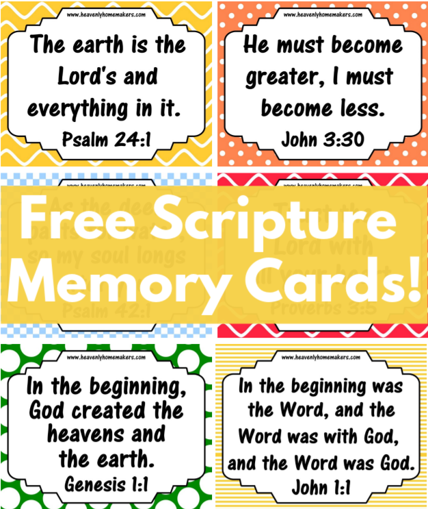 Free Printable Scripture Thank You Cards