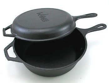 grilling with cast iron skillet